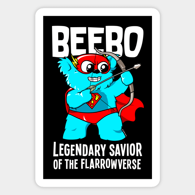 Super Beebo Magnet by wloem